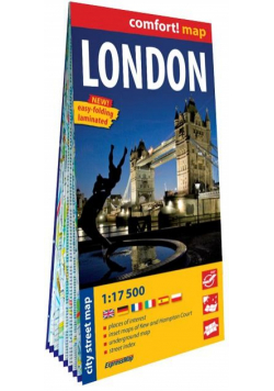 comfort!map Londyn (London) 1:17 500 laminowany