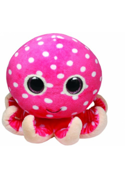 Beanie Boos Ollie - różowa ośmiornica średnia