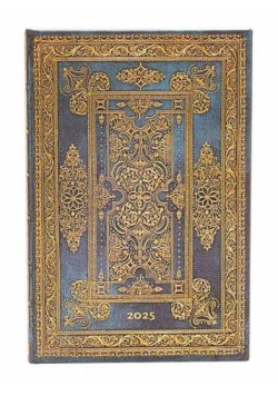 Kalendarz 2025 Blue Luxe Mini tygodniowy HOR