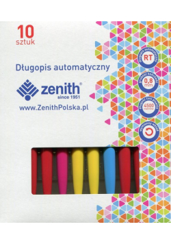 Długopis Zenith 5 niebieski 10 sztuk