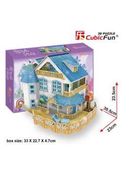 Puzzle 3D Rural Vila Domek dla lalek