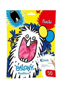 Balon Metal 12" różowy 50szt FIORELLO