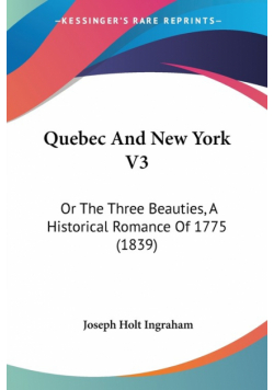 Quebec And New York V3