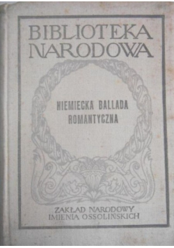 Niemiecka ballada romantyczna