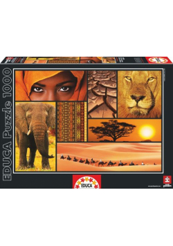 Puzzle Kolory Afryki 1000