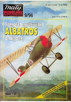 Mały modelarz Nr 9 / 96 Samolot myśliwski Albatros D.III