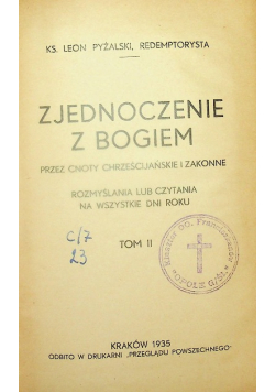 Zjednoczenie z Bogiem Tom II 1935 r.