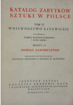 Katalog zabytków sztuki w Polsce. Tom VI, zeszyt 15