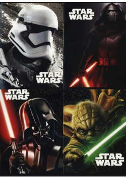 Zeszyt A5 Star Wars w trzy linie 16 kartek 20 sztuk mix