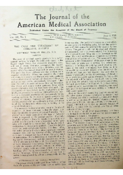 Journal of the American Medical Association 1938 r.