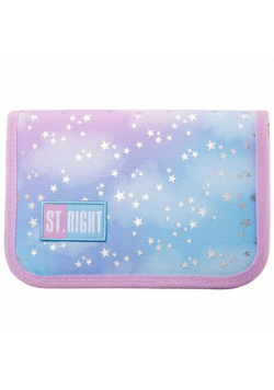 Piórnik dwuklapkowy bez wyposażenia Pastel Stars