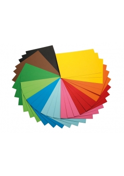 Karton 220g czerwony 50x70cm HAPPY COLOR
