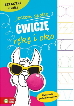 Jestem spoko Szlaczki z kalką Ćwiczenia grafomotoryczne