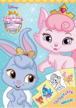 Palace Pets Magiczna przystań Kolorowanka i naklejki