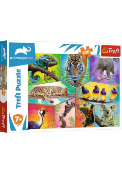 Puzzle 200 W egzotycznym świecie