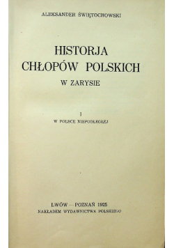 Historja chłopów polskich 1925 r.