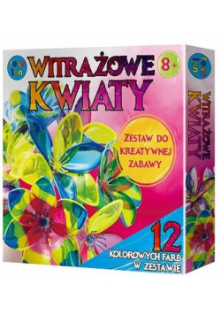 Witrażowe kwiaty