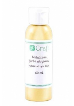 Farba akrylowa metaliczna gold 60ml