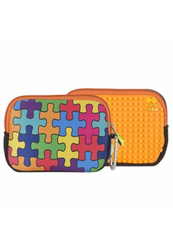 Saszetka w kolorowe puzzle