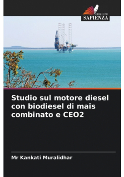 Studio sul motore diesel con biodiesel di mais combinato e CEO2