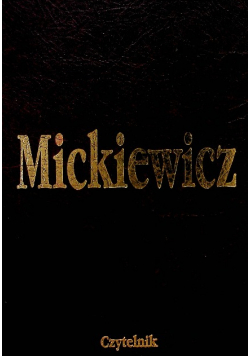 Mickiewicz Dzieła Tom III Dramaty