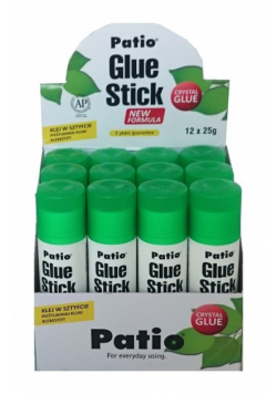 Klej w sztyfcie Crystal Glue 25g display 12 sztuk