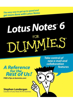 Lotus Notes R6 For Dummies