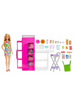 Barbie Spiżarnia + Lalka HJV38