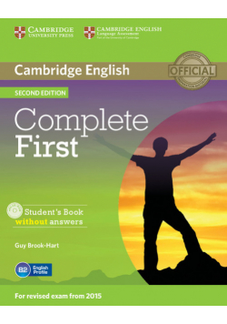 Complete First Student's Book without answers + CD