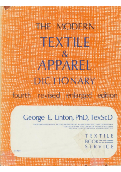 The modern textile apparel dictionary