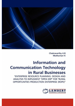 Information and Communication Technology in Rural Businesses