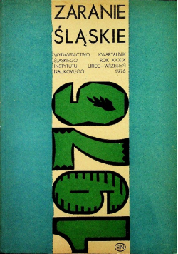 Zaranie Śląskie Kwartalnik 1976