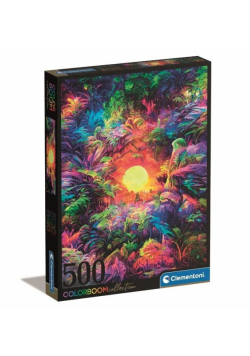 Puzzle 500 Color Boom Psychedelic Jungle Sunrise