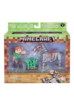 Minecraft - figurka Alex i koń szkieletor