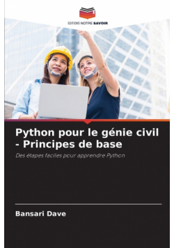 Python pour le génie civil - Principes de base