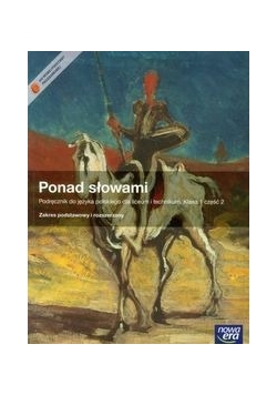 Ponad słowami 1 podręcznik  z płytą CD część 2 zakres podstawowy i rozszerzony