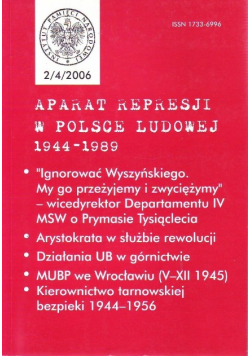 Aparat represji w Polsce Ludowej 1944 - 1989 nr 1 /   5  / 2007