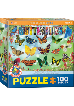 Puzzle 100 Smartkids Butterflies 6100-5485