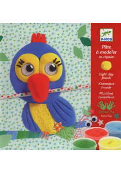 Zestaw artystyczny z plasteliną i ozdobami Zwierzątka