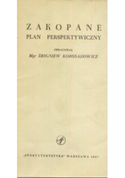 Zakopane plan Perspektywiczny