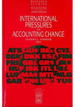 International Pressures for Accounting Change