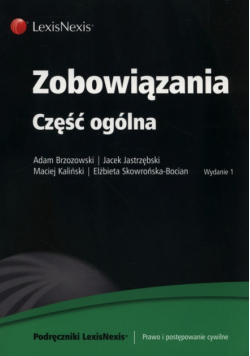 Zobowiązania. Część ogólna
