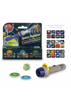 Projektor kosmiczny Space Adventure 3 slajdy
