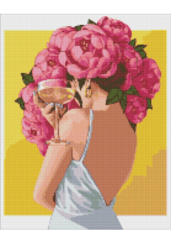 Diamentowa mozaika - Kwitnąca tajemnica 40x50cm