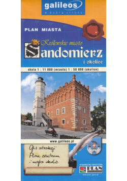Sandomierz i okolice 1:11 000