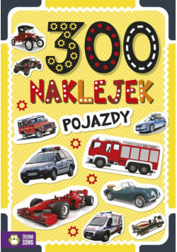 300 naklejek Pojazdy