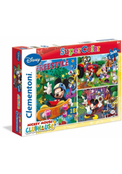 Puzzle Myszka Miki 3x48