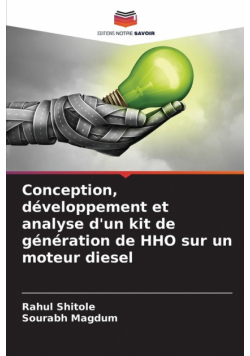 Conception, développement et analyse d'un kit de génération de HHO sur un moteur diesel