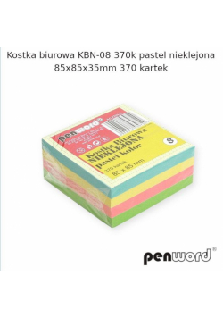Kostka biurowa pastel 85x85x35mm 370K