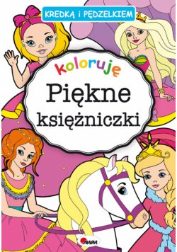 Kredką i pędzelkiem piękne księżniczki